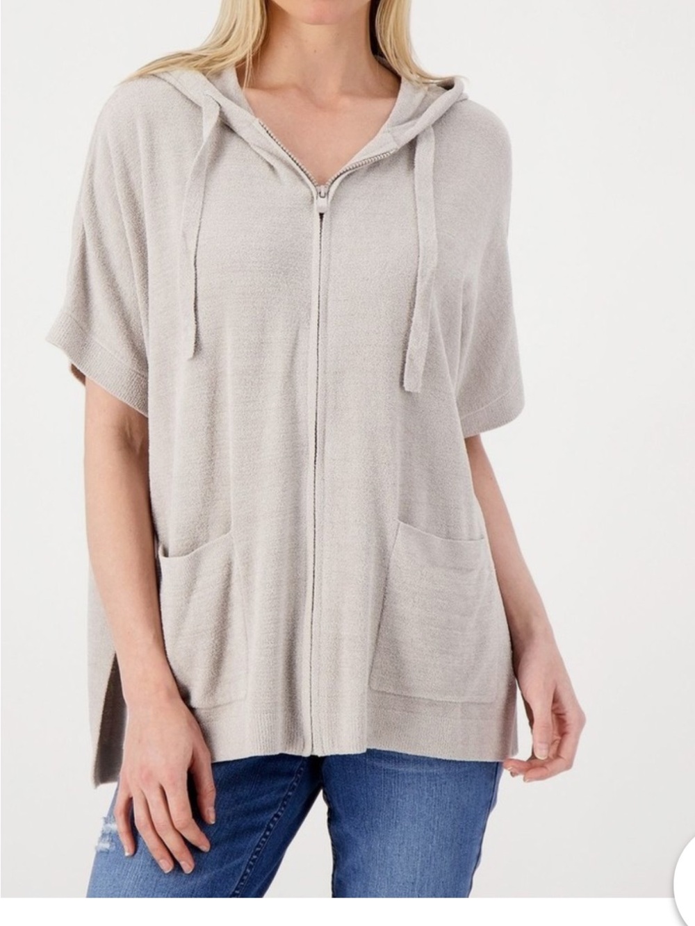 Barefoot Dreams cozy chic ultra lite Tan hoodie